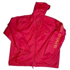 Vintage 90s iowa hawk windbreaker
